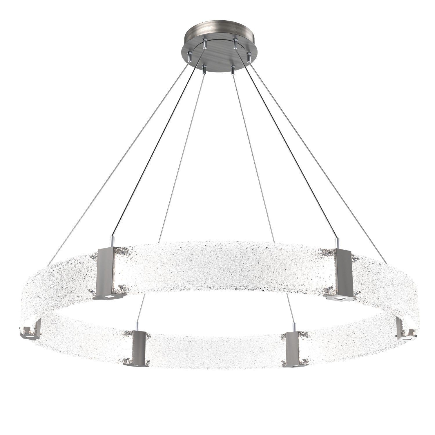 Hammerton Studio - CHB0042-48-SN-CR-CA1-L1 - LED Chandelier - Parallel - Satin Nickel