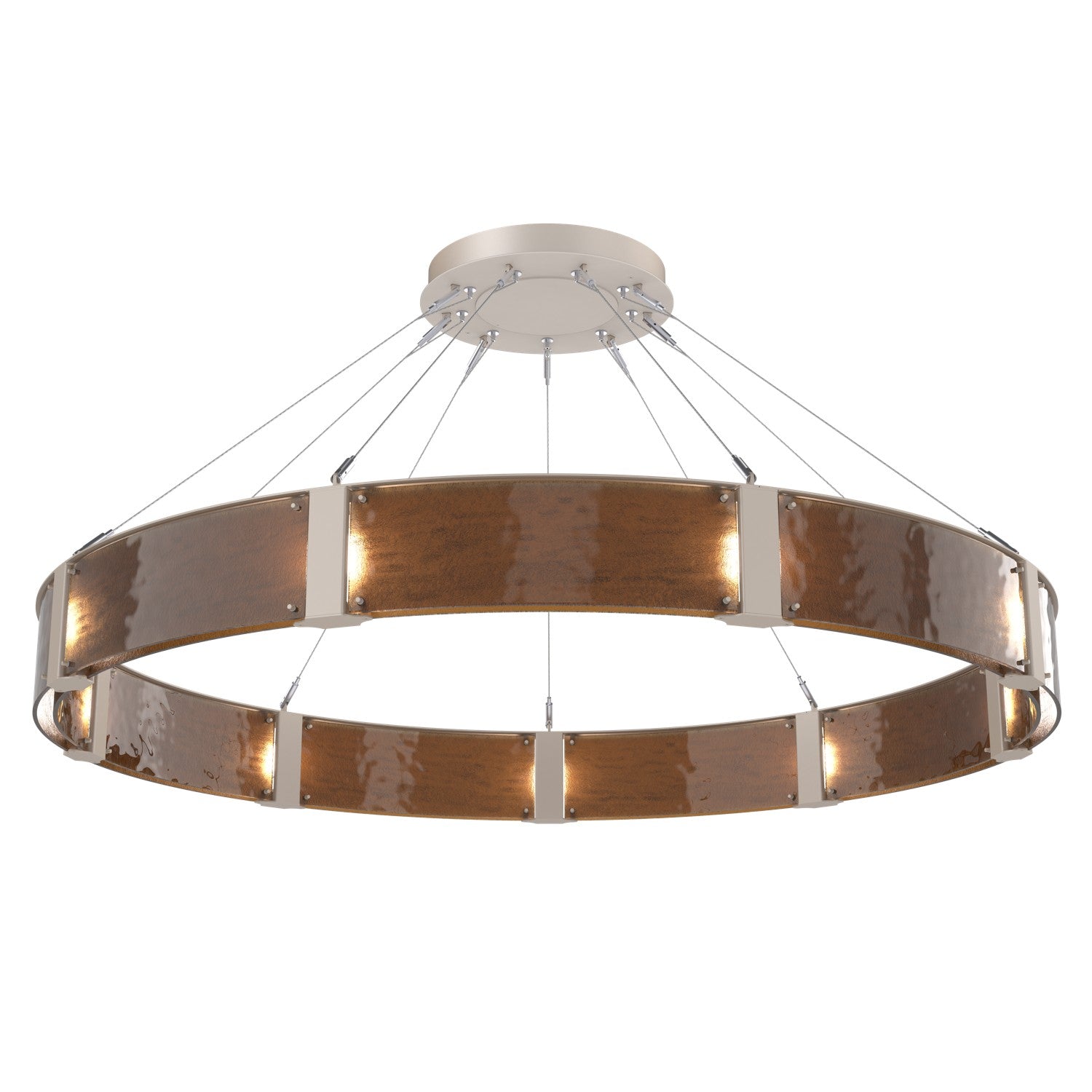 Hammerton Studio - CHB0042-60-BS-BG-CA1-L1 - LED Chandelier - Parallel - Beige Silver