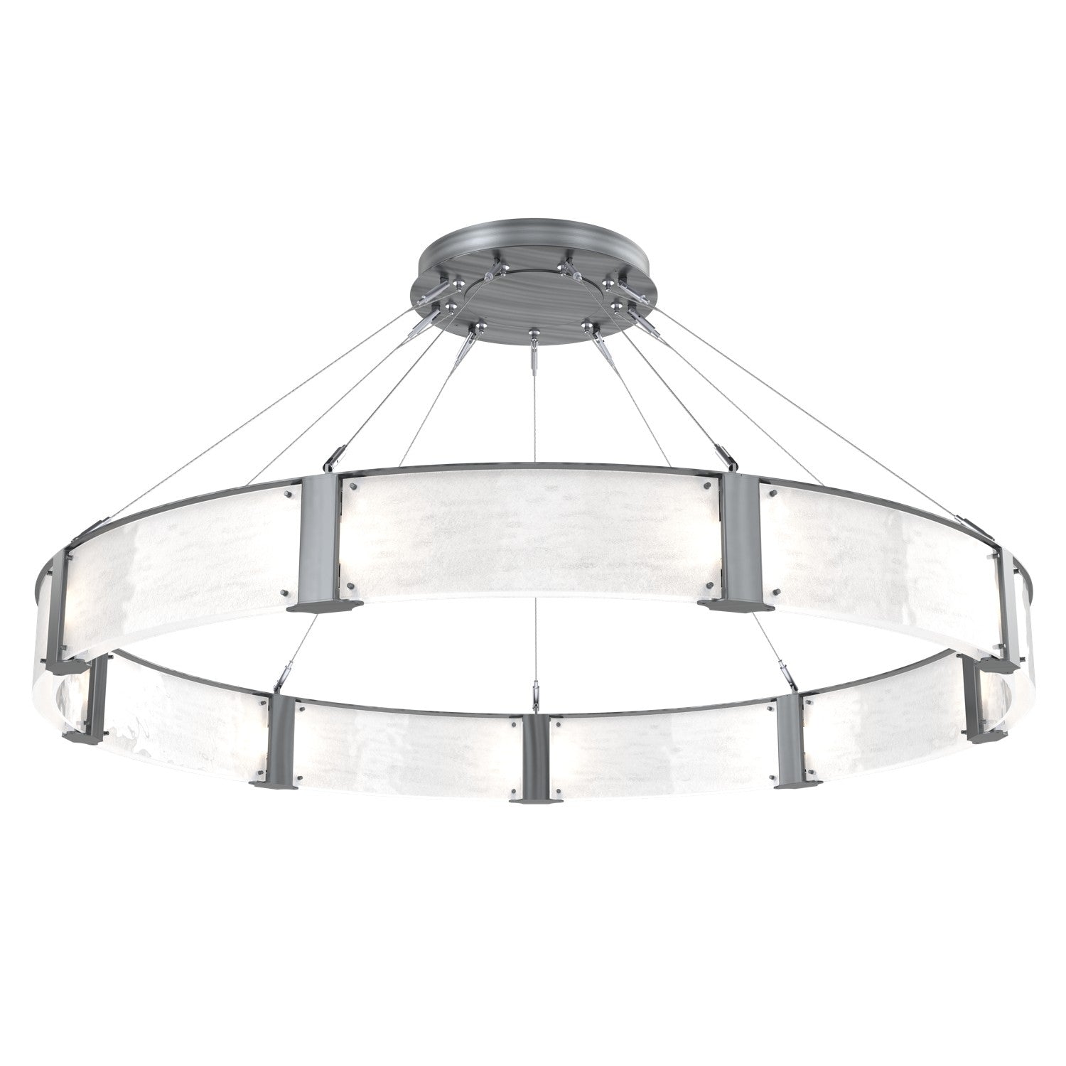 Hammerton Studio - CHB0042-60-GM-CG-CA1-L3 - LED Chandelier - Parallel - Gunmetal