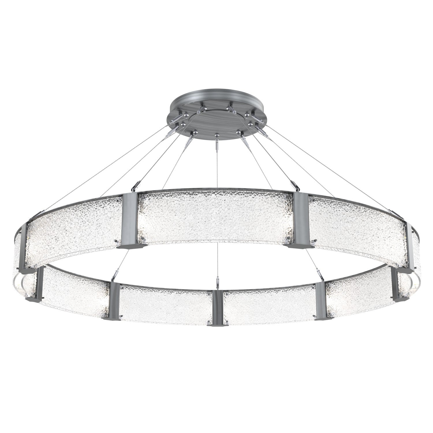 Hammerton Studio - CHB0042-60-GM-CR-CA1-L1 - LED Chandelier - Parallel - Gunmetal