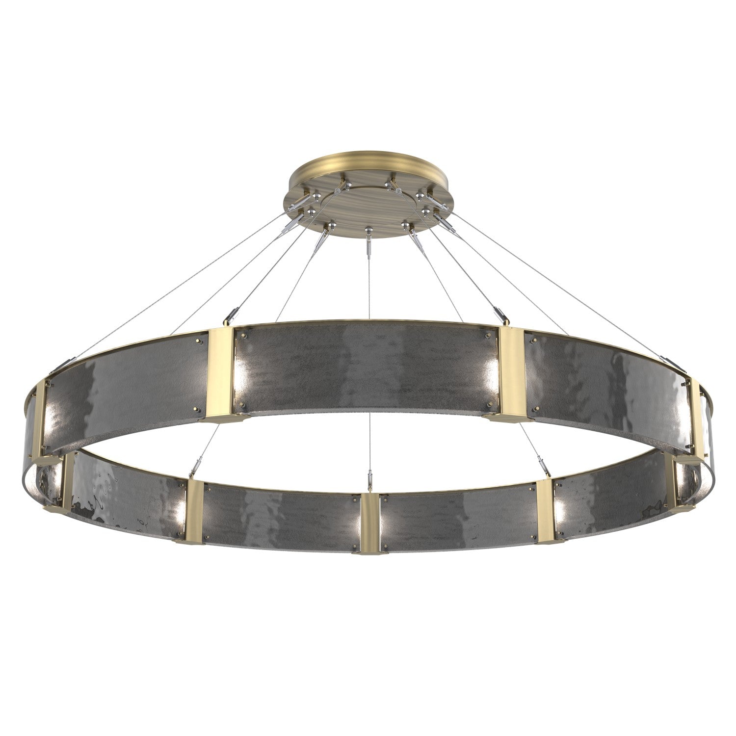 Hammerton Studio - CHB0042-60-HB-SG-CA1-L1 - LED Chandelier - Parallel - Heritage Brass