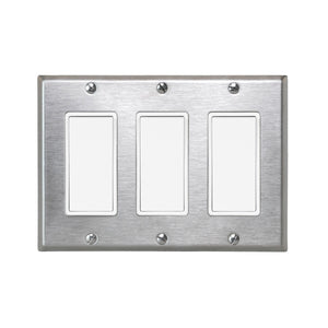 Eurofase - EFSSPS3 - 3 SINGLE, ON/OFF SWITCH, SS - Stainless Steel