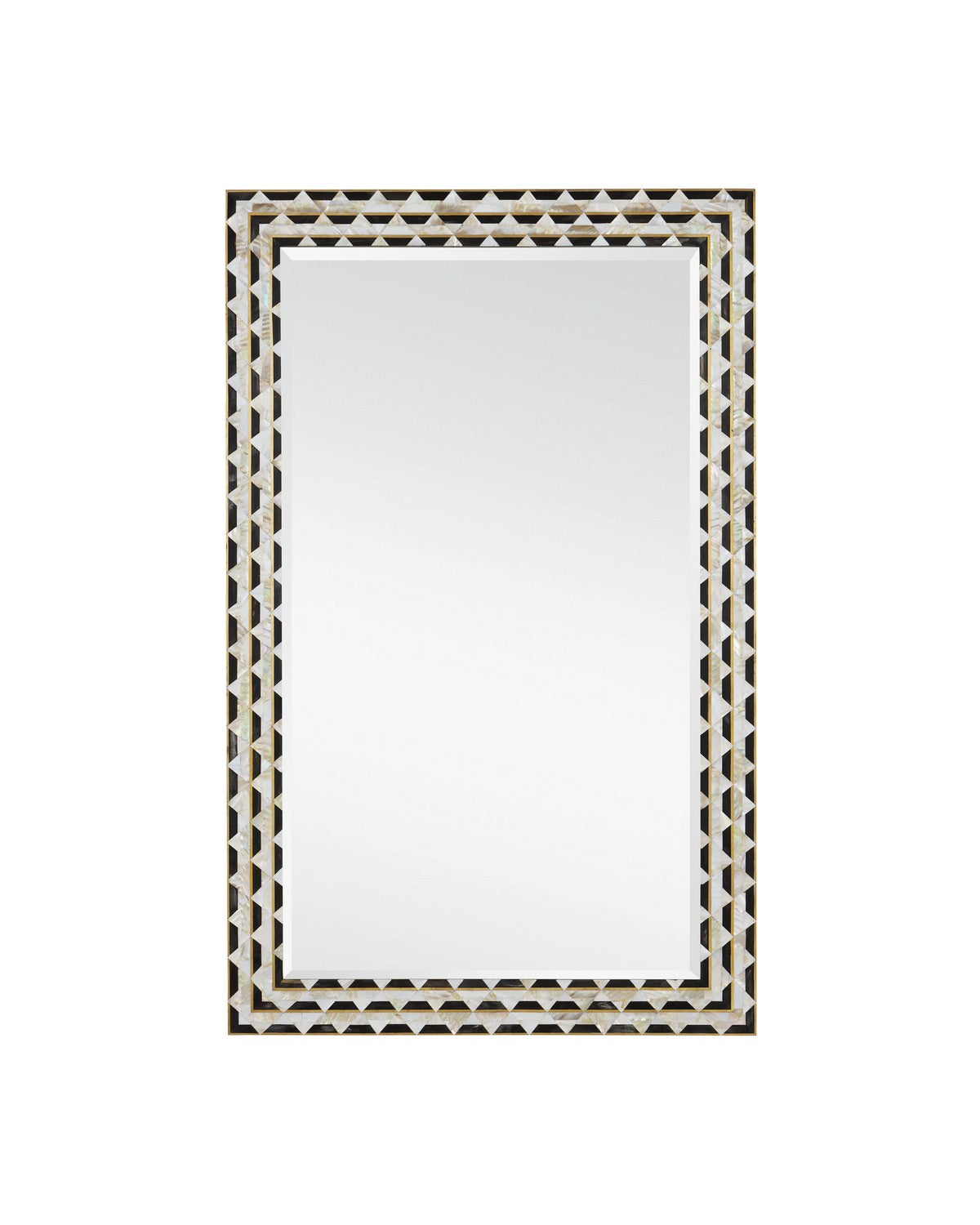 Currey and Company - 1000-0146 - Mirror - Macy - Natural/Brass/Mirror