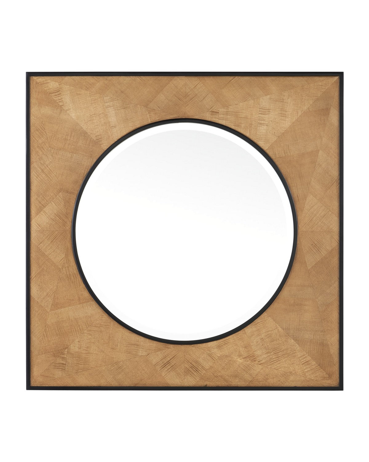 Currey and Company - 1000-0147 - Mirror - Kallista - Taupe/Black/Mirror