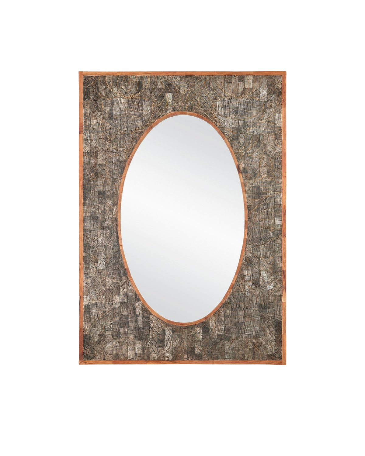 Currey and Company - 1000-0155 - Mirror - Natural/Mirror