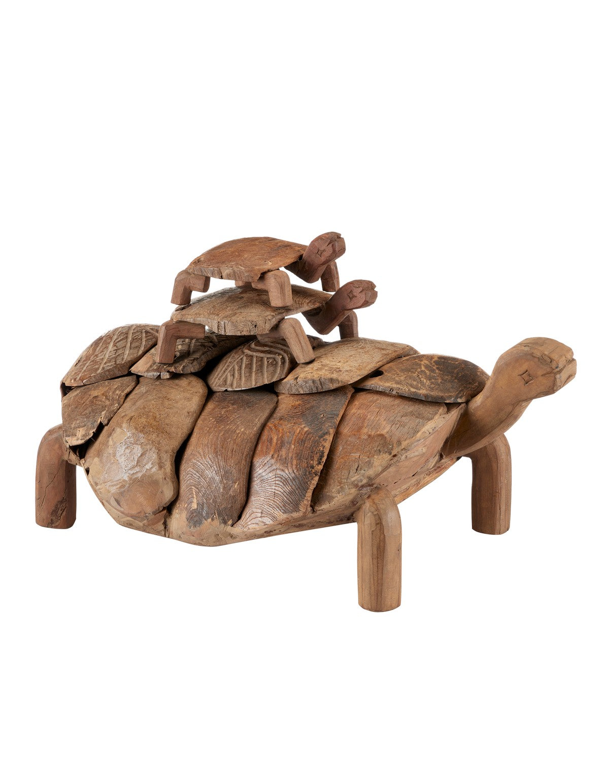 Currey and Company - 1200-0821 - Turtle Set of 3 - Natural