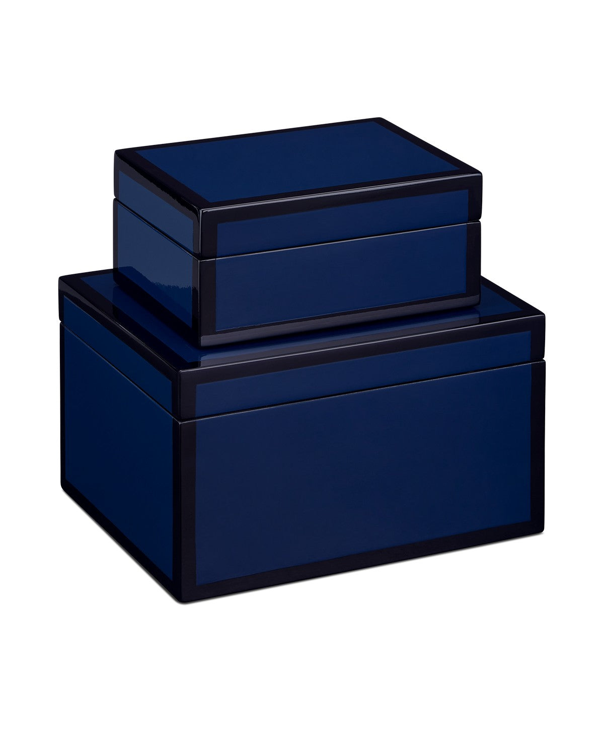 Currey and Company - 1200-0905 - Box Set of 2 - Navy/Black