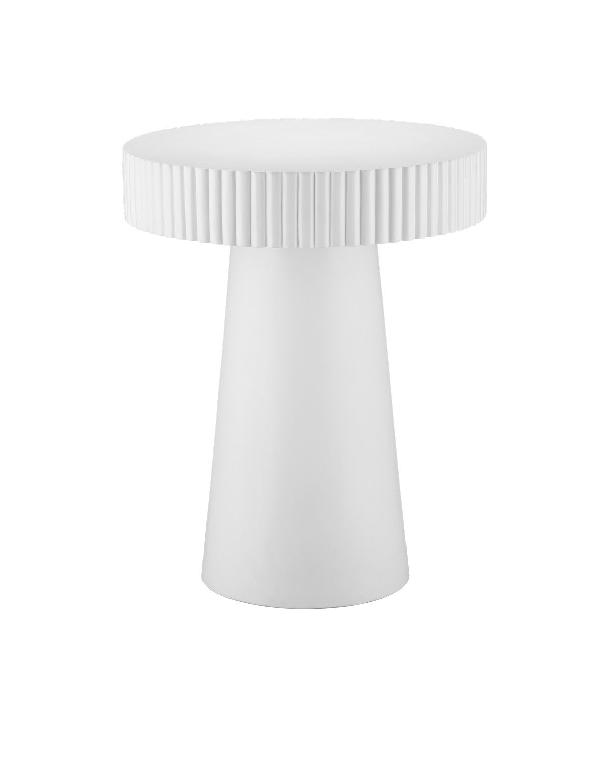 Currey and Company - 2000-0043 - Accent Table - White