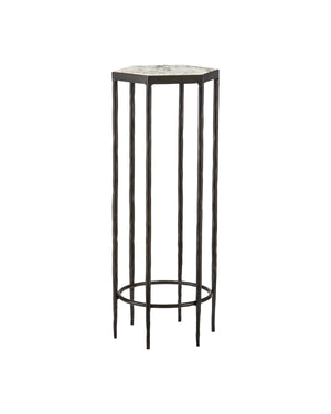 Currey and Company - 4000-0174 - Accent Table - Tosi - Dark Graphite/Natural