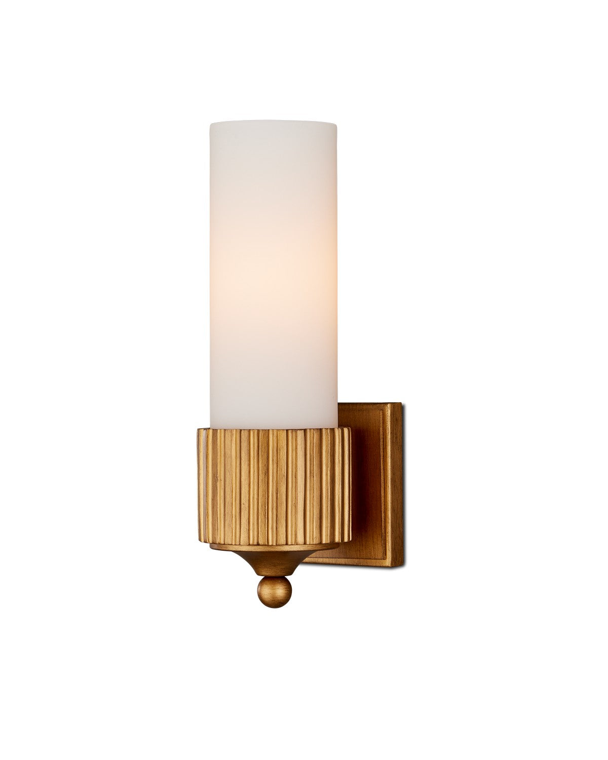 Currey and Company - 5800-0049 - One Light Wall Sconce - Gold/Frosted