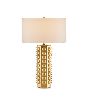 Currey and Company - 6000-0871 - One Light Table Lamp - Cassandra - Gold