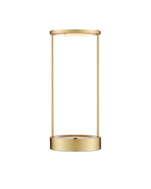 Currey and Company - 6000-0908 - One Light Table Lamp - Passavant - Brushed Brass