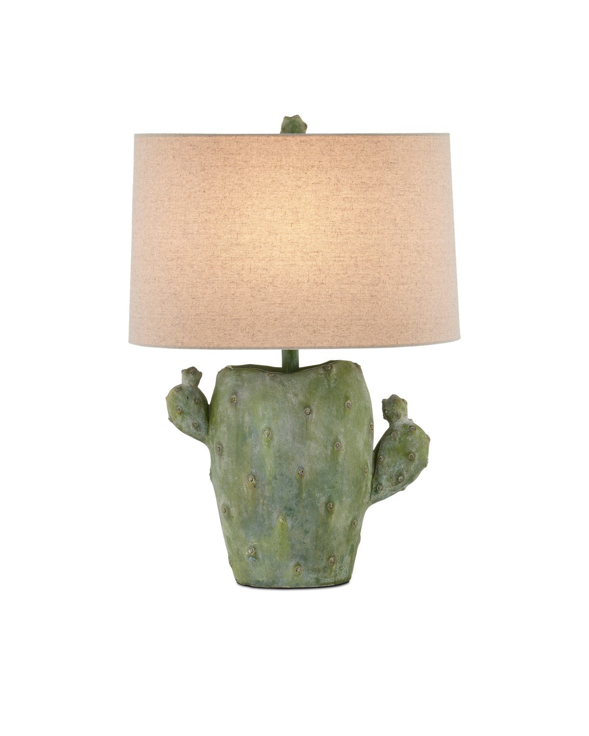 Currey and Company - 6000-0929 - One Light Table Lamp - Antiqued Green