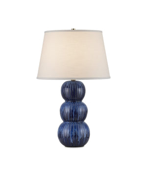 Currey and Company - 6000-0960 - One Light Table Lamp - Blue