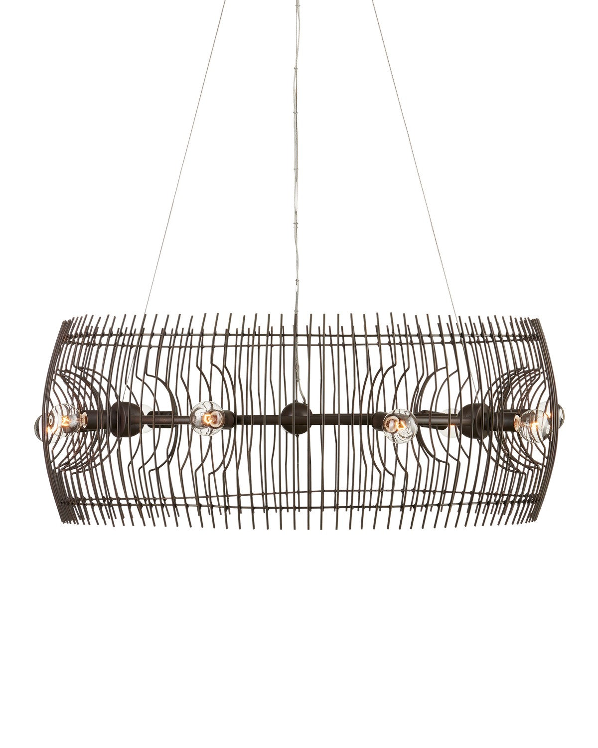 Currey and Company - 9000-1105 - Nine Light Chandelier - Endicott - Bronze Gold