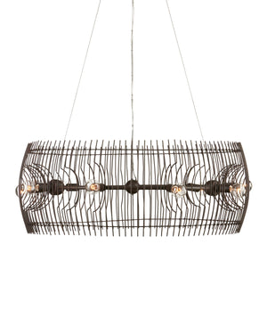 Currey and Company - 9000-1105 - Nine Light Chandelier - Endicott - Bronze Gold