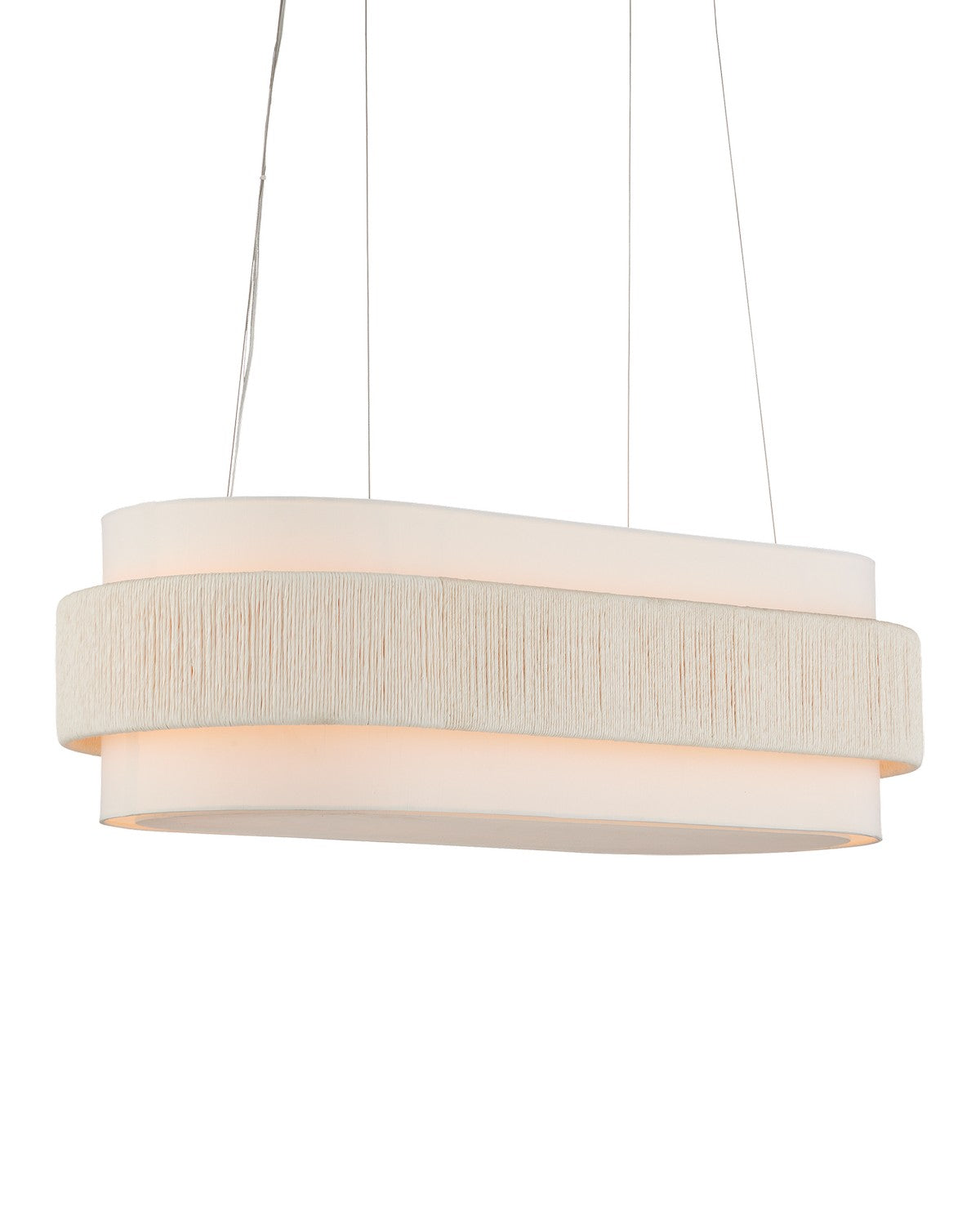 Currey and Company - 9000-1135 - Five Light Chandelier - Monreale - White/Sugar White