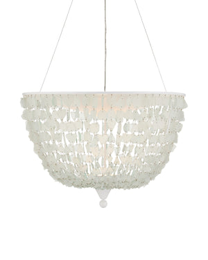 Currey and Company - 9000-1155 - One Light Pendant - Thalassa - Seaglass/Sugar White