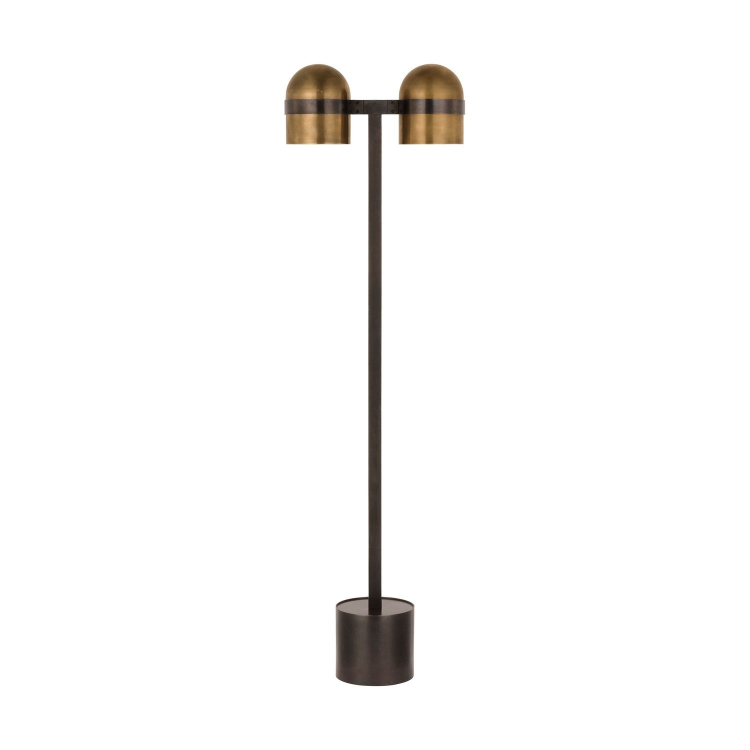 Visual Comfort Modern - AKFL34127BDZ/BWB - LED Floor Lamp - Octavia - Blackened Bronze/Bright Worn Brass