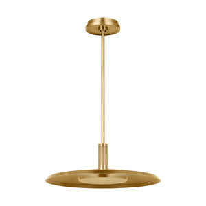 Visual Comfort Modern - AKPD17027NB - LED Pendant - Saucer - Natural Brass