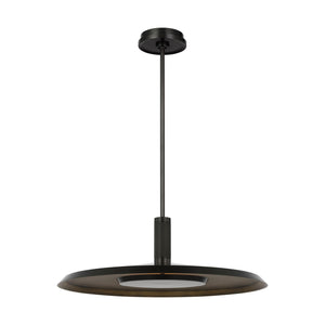 Visual Comfort Modern - AKPD17127BZ/DB - LED Pendant - Saucer - Dark Bronze/Darkened Brass