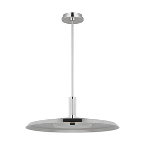 Visual Comfort Modern - AKPD17127N - LED Pendant - Saucer - Polished Nickel