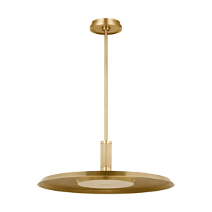 Visual Comfort Modern - AKPD17127NB - LED Pendant - Saucer - Natural Brass