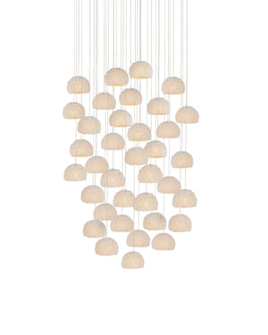 Currey and Company - 9000-1183 - 36 Light Pendant - Virtu - Natural