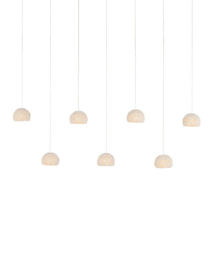 Currey and Company - 9000-1184 - Seven Light Pendant - Virtu - Natural