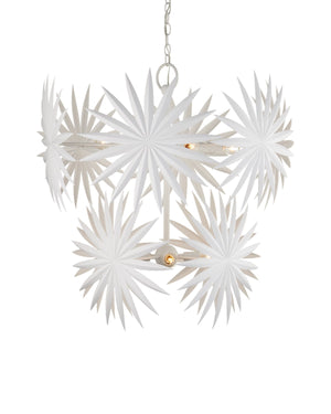 Currey and Company - 9000-1204 - Ten Light Chandelier - Gesso White