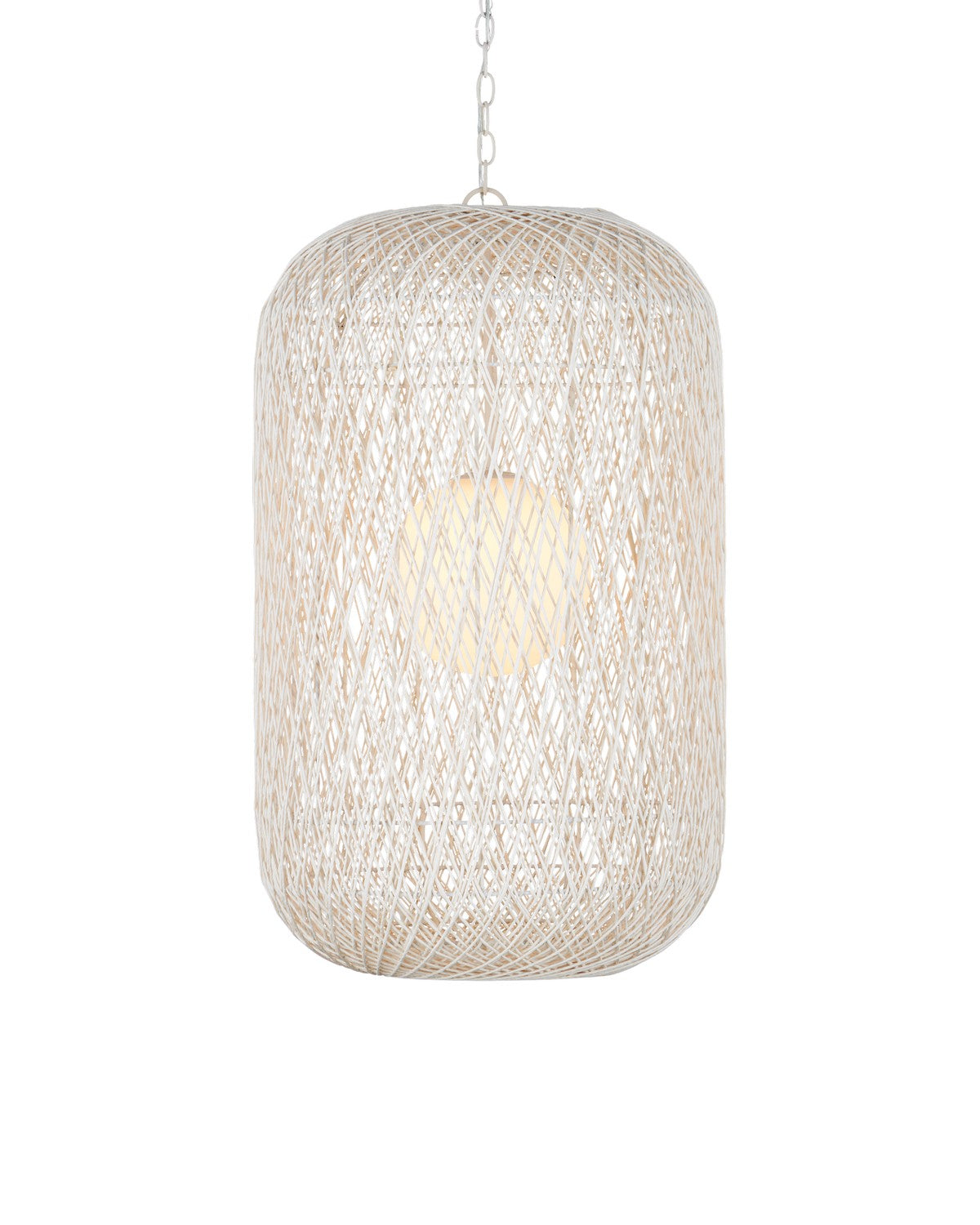 Currey and Company - 9000-1210 - One Light Pendant - Cream/Vanilla/White