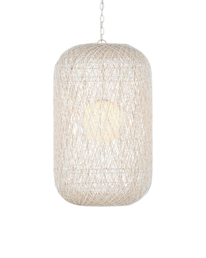 Currey and Company - 9000-1210 - One Light Pendant - Cream/Vanilla/White