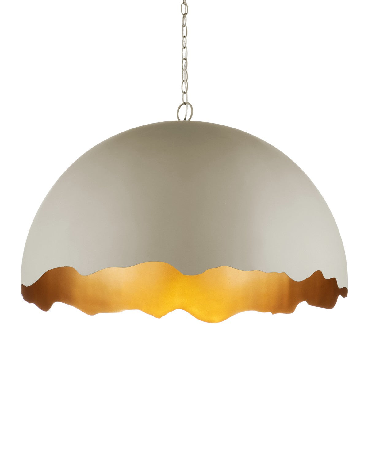 Currey and Company - 9000-1219 - One Light Pendant - Smoky Olive/Contemporary Gold