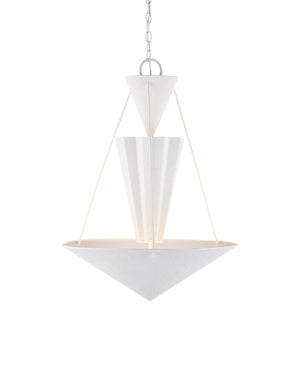 Currey and Company - 9000-1223 - One Light Chandelier - Yeso Blanco