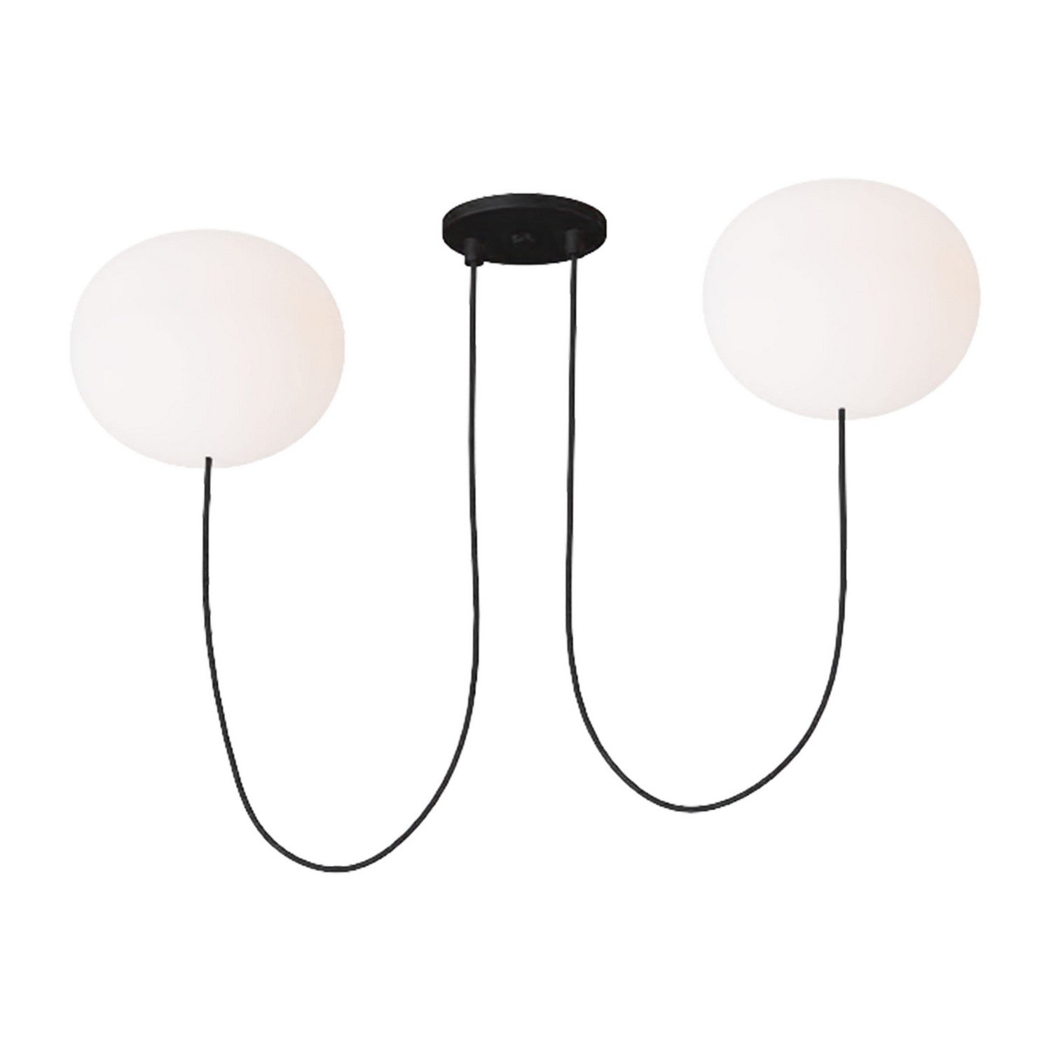 Visual Comfort Modern - PBCH36227OPB - LED Chandelier - Helium - Matte Black