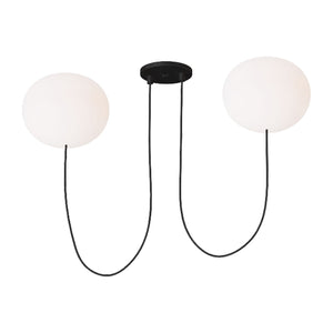 Visual Comfort Modern - PBCH36227OPB - LED Chandelier - Helium - Matte Black