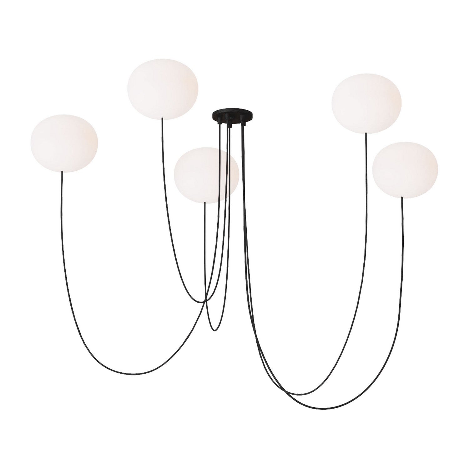 Visual Comfort Modern - PBCH36427OPB - LED Chandelier - Helium - Matte Black