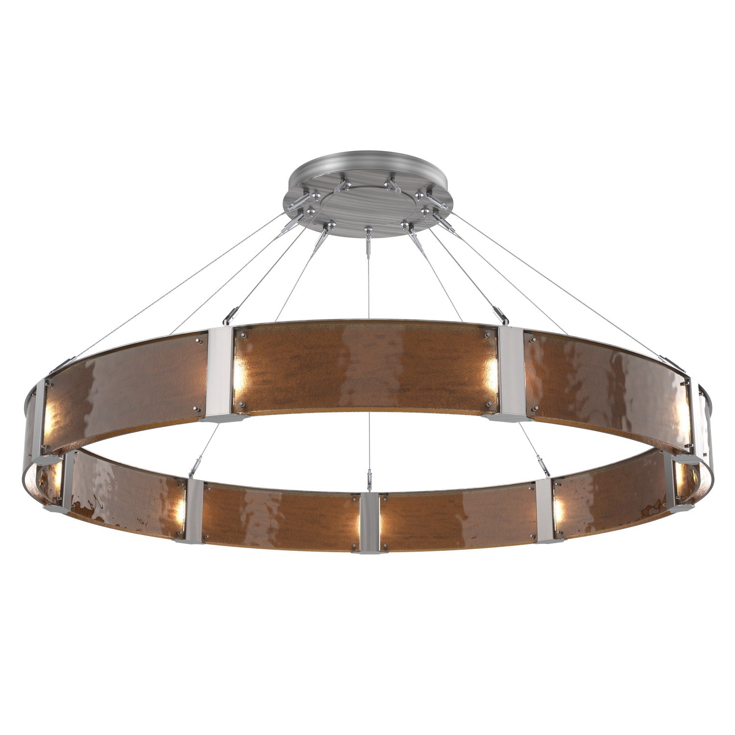 Hammerton Studio - CHB0042-60-SN-BG-CA1-L1 - LED Chandelier - Parallel - Satin Nickel