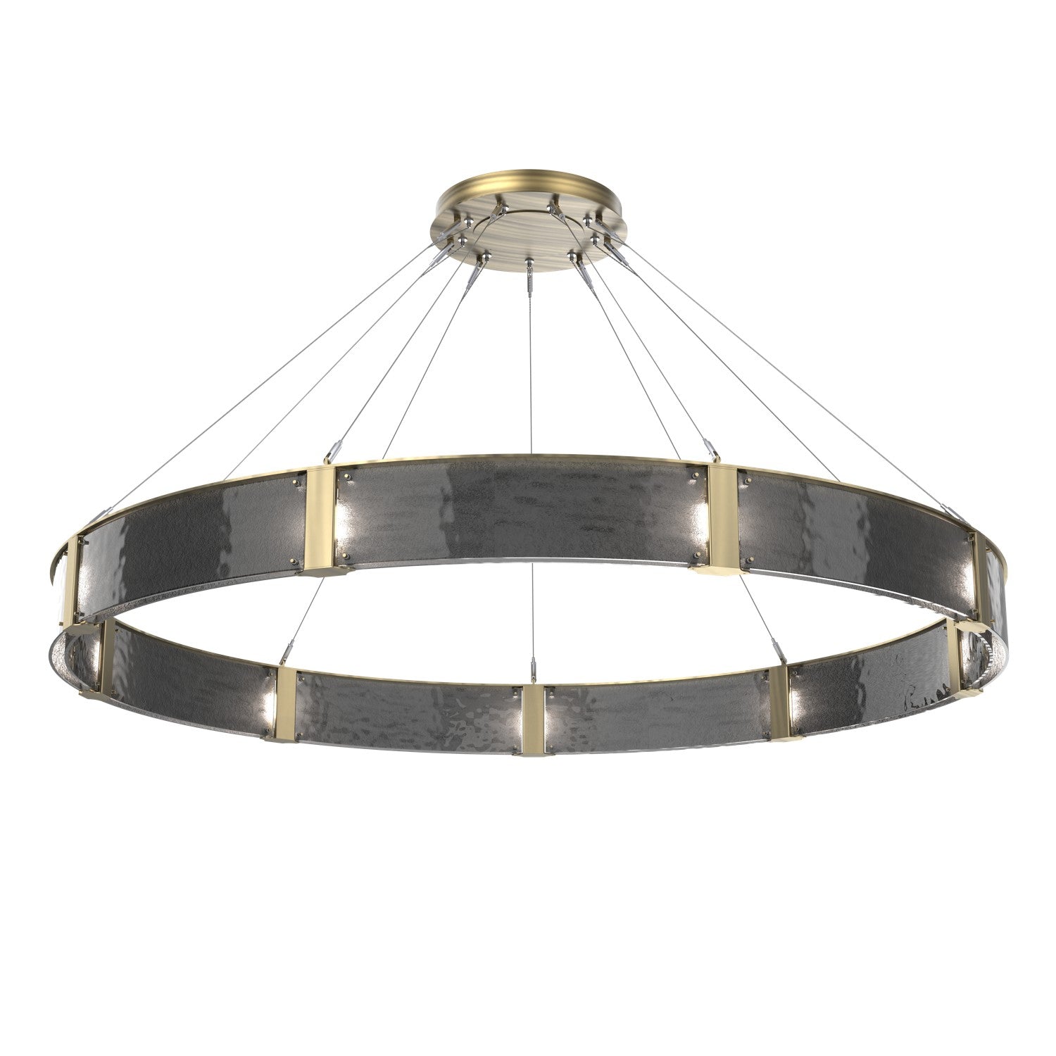 Hammerton Studio - CHB0042-72-HB-SG-CA1-L1 - LED Chandelier - Parallel - Heritage Brass