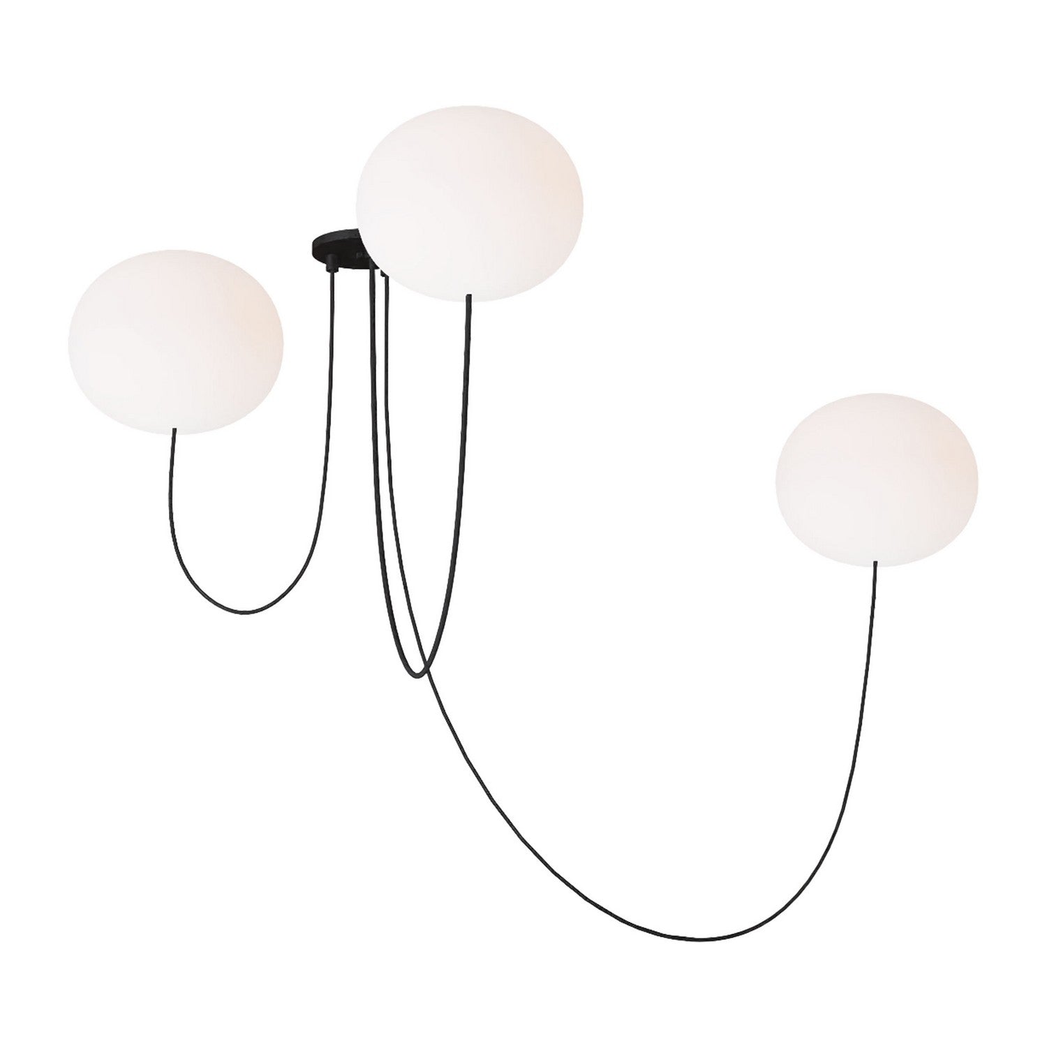 Visual Comfort Modern - PBCH36727OPB - LED Chandelier - Helium - Matte Black