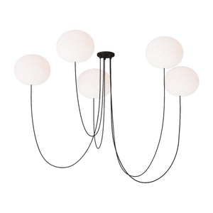 Visual Comfort Modern - PBCH36827OPB - LED Chandelier - Helium - Matte Black