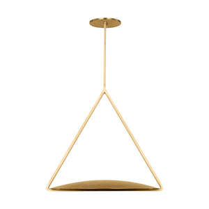 Visual Comfort Modern - PBPD35027NB/NB - LED Pendant - Cymbal - Natural Brass