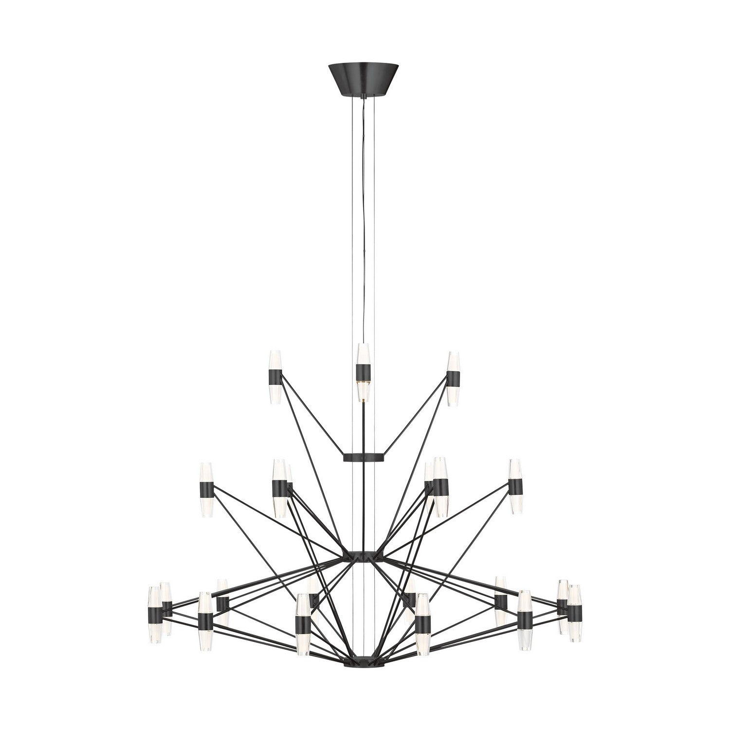 Visual Comfort Modern - SLCH24627BZ - LED Chandelier - Lassell - Dark Bronze