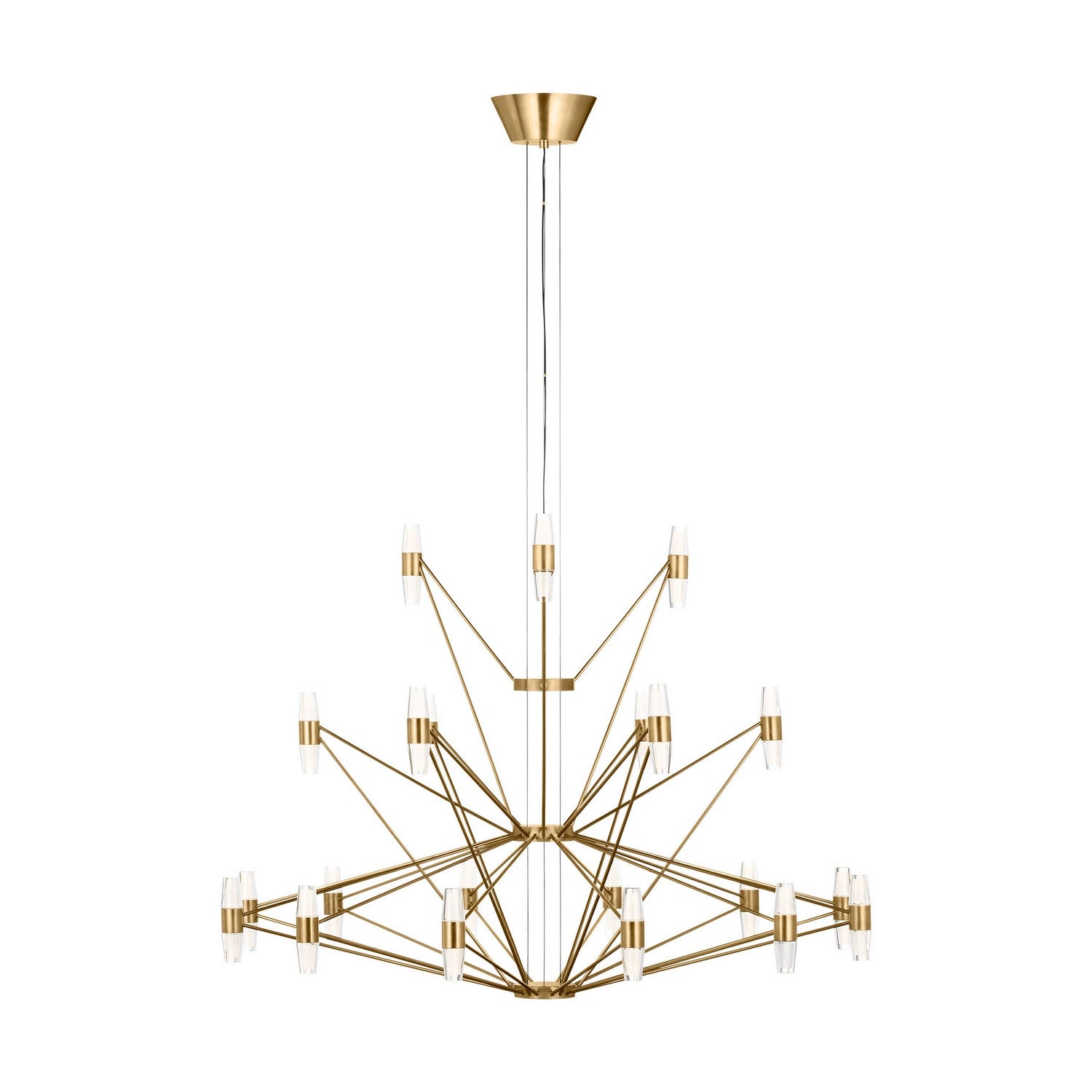 Visual Comfort Modern - SLCH24627NB - LED Chandelier - Lassell - Natural Brass