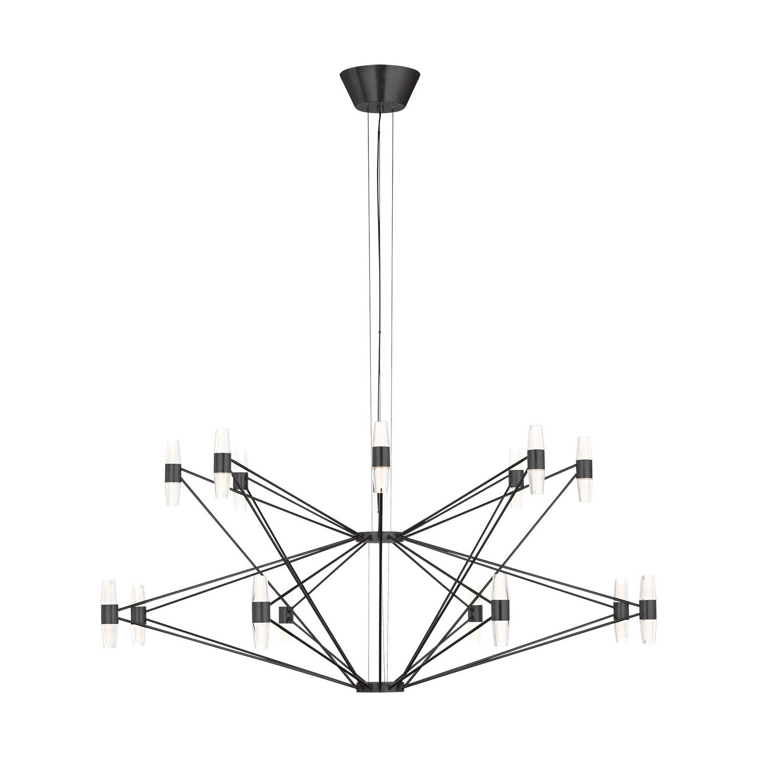 Visual Comfort Modern - SLCH24727BZ - LED Chandelier - Lassell - Dark Bronze