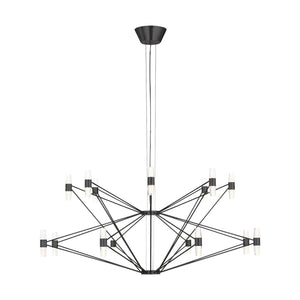 Visual Comfort Modern - SLCH24727BZ - LED Chandelier - Lassell - Dark Bronze