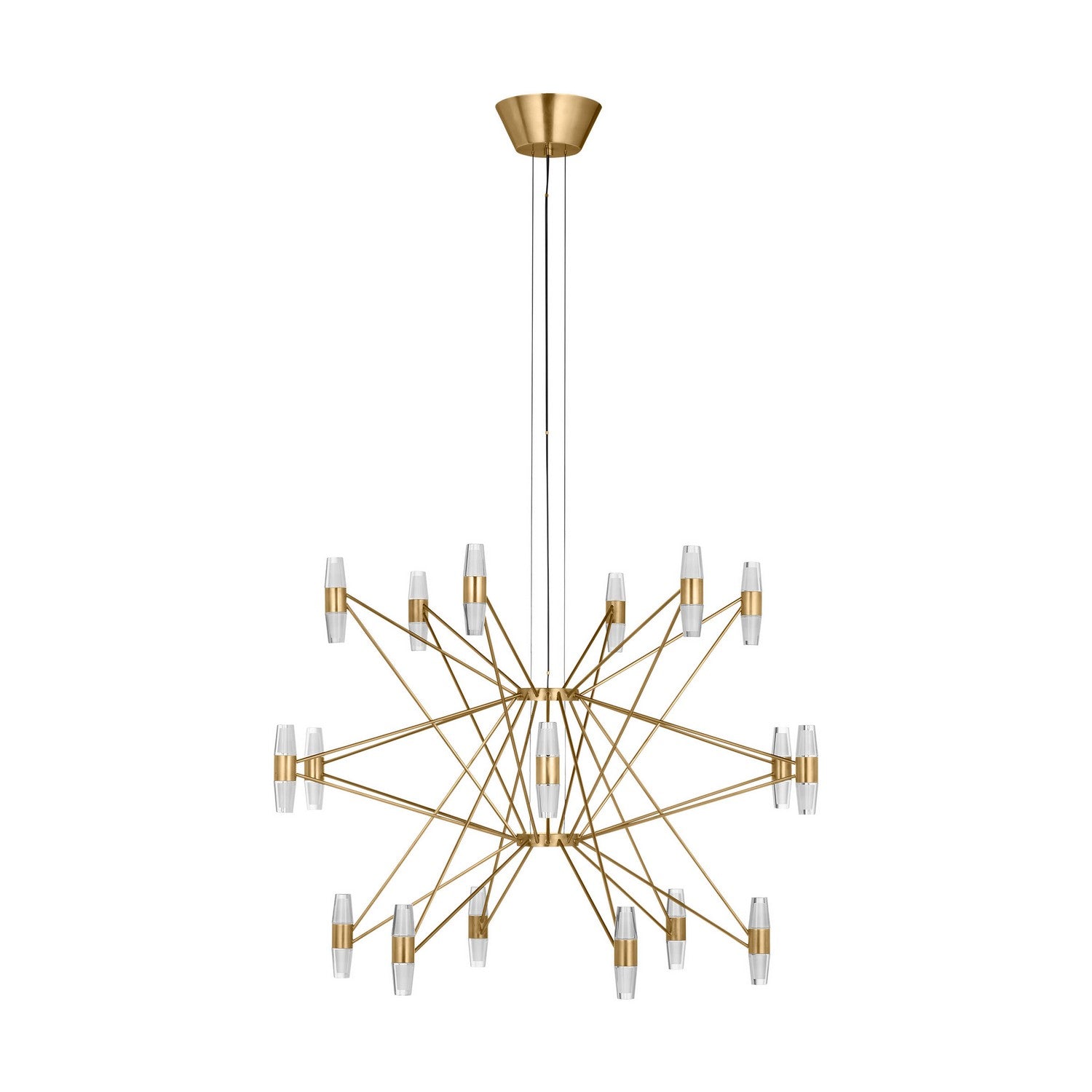 Visual Comfort Modern - SLCH24827NB - LED Chandelier - Lassell - Natural Brass