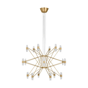 Visual Comfort Modern - SLCH24827NB - LED Chandelier - Lassell - Natural Brass