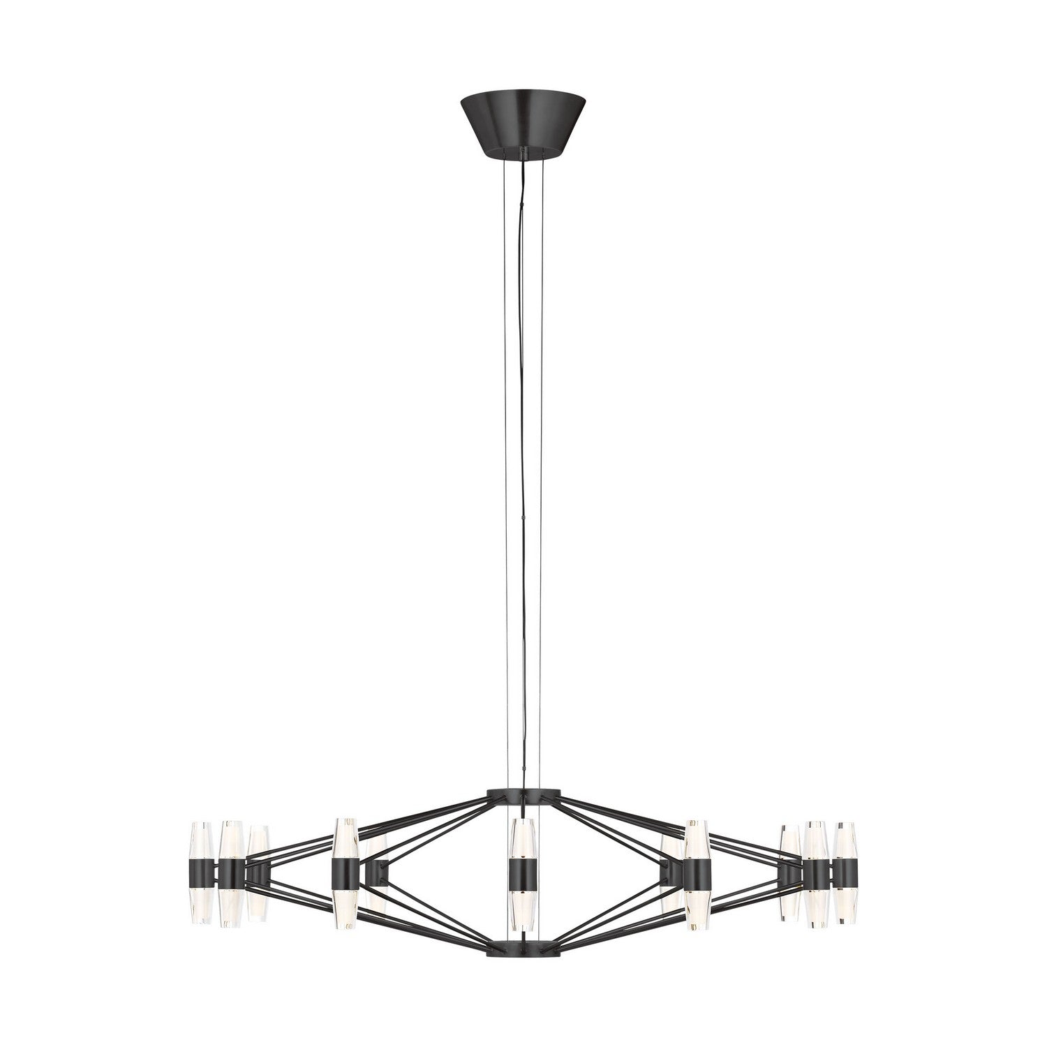 Visual Comfort Modern - SLCH24927BZ - LED Chandelier - Lassell - Dark Bronze