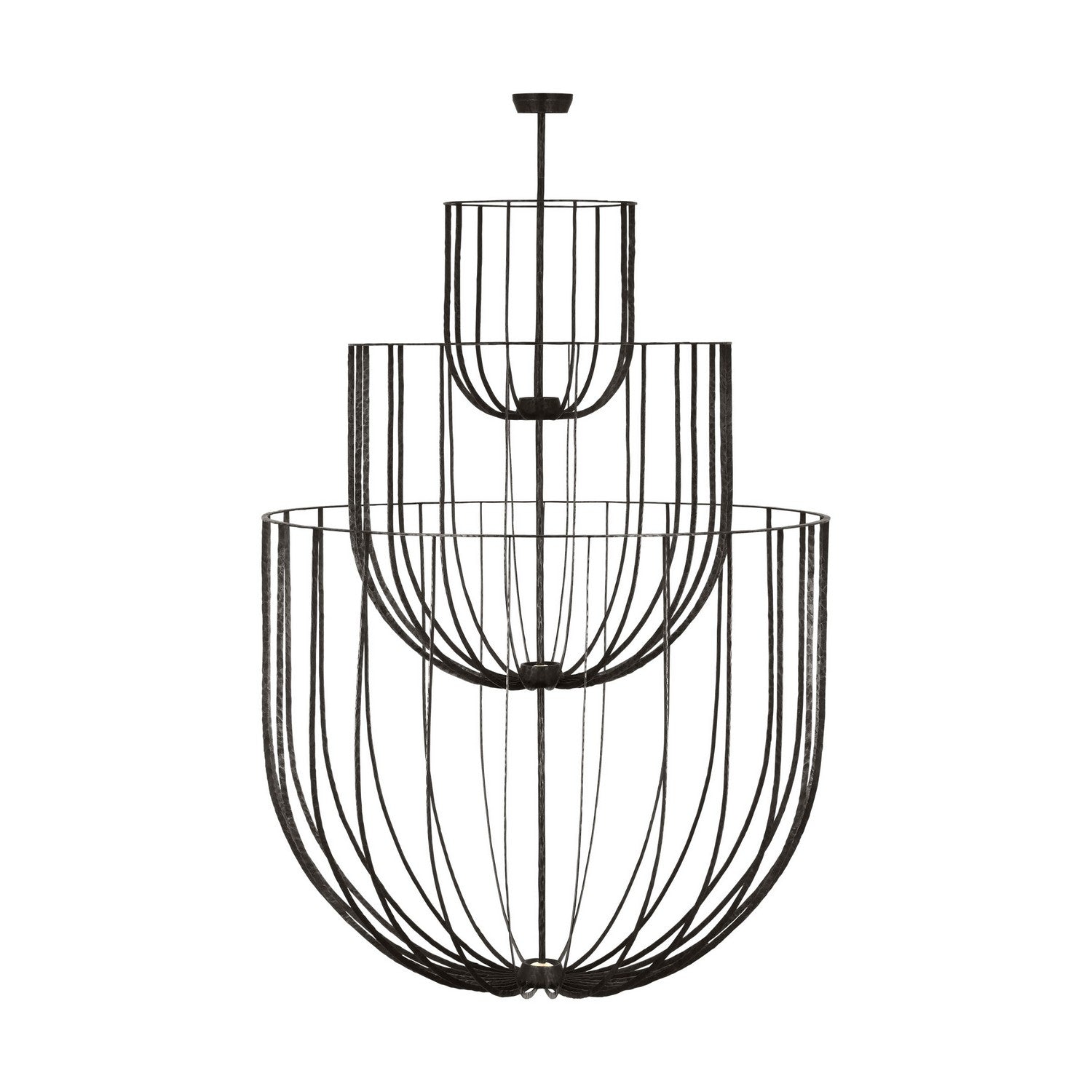 Visual Comfort Modern - SLCH32927AI - LED Chandelier - Sanchi - Aged Iron